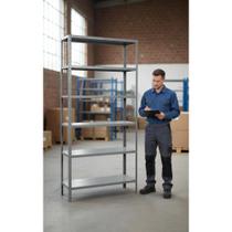 2x Estante Aço 6 Prateleiras 90x28cm: Max Organize!