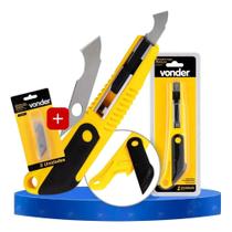 2X Estilete Riscador Acrílico Profissional Cortador +7 Lamin