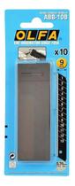 2X Estojo De Lâminas Olfa 9Mm Abb-10B 10 Lâminas