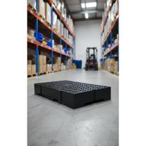 2x Estrado Plástico Preto 41x82x13cm: Resistência e Organiza 2x Estrado Plástico Preto 41x82x13cm: Resistência e Organiza