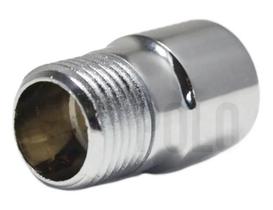 2X Extensor 1/2 Cromado Prolongador Curto Torneira Chuveiro