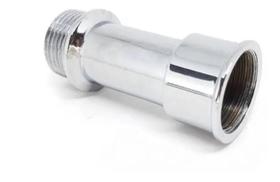 2X Extensor Cromado Prolongador Medio Torneira Chuveiro 1/2'