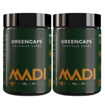 2x Extrato de Própolis Verde MaDi GreenCaps 60 Capsulas 2x Extrato de Própolis Verde MaDi GreenCaps 60 Capsulas