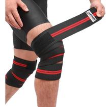 2X Faixa Elastica De Compressão Joelheira Agachamento Fit L