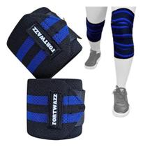 2X Faixa Joelho Agachamento Zz500 Alta Compressão Powerlifti 2X Faixa Joelho Agachamento Zz500 Alta Compressão Powerlifti