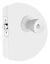 2X Fechadura Cilindrica Porta Divisória Soprano 90Mm Branco 2X Fechadura Cilindrica Porta Divisória Soprano 90Mm Branco