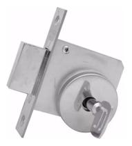 2X Fechadura Pado Tetra Inox Trava Chave Auxiliar Cromado Po 2X Fechadura Pado Tetra Inox Trava Chave Auxiliar Cromado Po