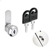 2X Fechadura Para Moveis De Aço 19 X 20Mm Portas E Gavetas C