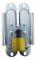 2X Fecho Tranqueta Aço Kit Com Cadeado Para Janela / Venezia