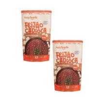 2x Feijão Carioca Temperado Pronto- Holysoup- 120g