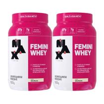 2x Femini Whey 900g Pote Max Titanium