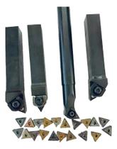 2X Ferramenta Para Torno Suportes 20Mm Pastilhas Tnmg16