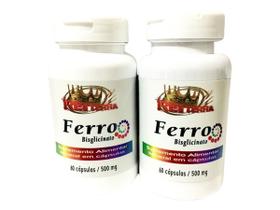 2x Ferro 60 Cáps 500mg Rei Terra 2x Ferro 60 Cáps 500mg Rei Terra