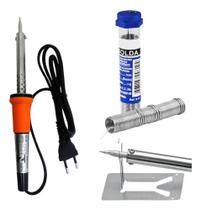 2X Ferro De Solda 60W + Estanho 15G - Kit Soldador