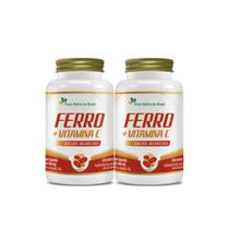 2x Ferro Quelato + Vitamina C 60 caps Flora Nativa