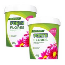 2X Fertilizante Mineral Misto para Flores (400g) FORTH