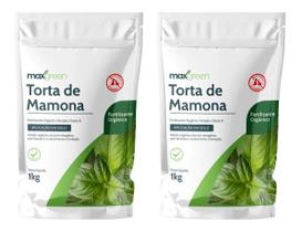 2x Fertilizante Orgânico Torta De Mamona (1kg) Maxgreen
