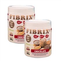 2x Fibrix Chocolate- Fibras Regulador Intestino- Vegano-200g - Maxsan