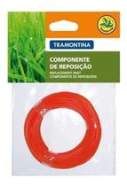 2X Fio De Nylon 2,4Mm 12 Metros Para Roçadeira Tramontina Co