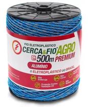 2X Fio Eletroplastico Para Cerca Elétrica Alumínio 09X06 500