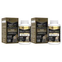 2x FisioFort Premium - Colageno tipo 2 + Acido Hialuronico + Zinco + Vitamina E - 60 Capsulas