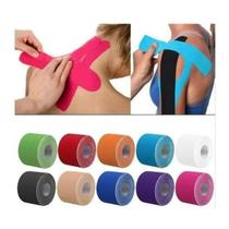 2x Fita Bandagem Elástica Adesiva Sports Tape Dor Muscular