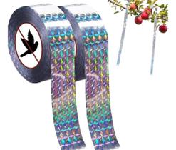 2X Fita Espanta Pássaros Pombo Aves 45 Metros Refletiva Jard 2X Fita Espanta Pássaros Pombo Aves 45 Metros Refletiva Jard