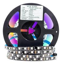 2X Fita Led Ws2811 Endereçável 5 Metros 300 Leds 12V Ip20 Vl 2X Fita Led Ws2811 Endereçável 5 Metros 300 Leds 12V Ip20 Vl