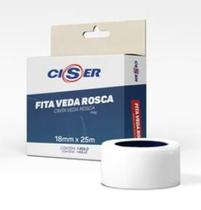 2x Fita Rolo Veda Rosca Ptfe 18mm X 25 Metros Ciser