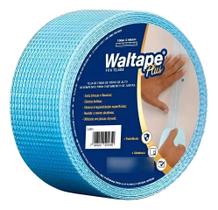 2X Fita Telada Azul Para Drywall Gesso Waltape Plus 100M - W