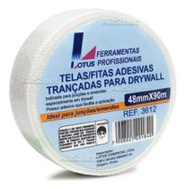 2X Fita Telada Drywall 48Mm X 90M Parede Trincas Parede Gess