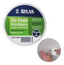 2X Fita Telada Para Drywall Gesso Autoadesiva 100Mm X 20M At