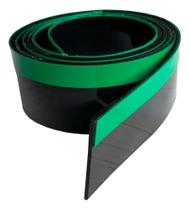 2X Fita Veda Fresta Porta Cor Preto 1Mt X 5Cm Janela Portão