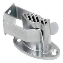 2X Fixador Para Porta Trava Porta De Piso Alianca Prateado