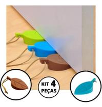 2X Flex Kit 4 Aparador De Porta Silicone Formato Folha Peso 2X Flex Kit 4 Aparador De Porta Silicone Formato Folha Peso