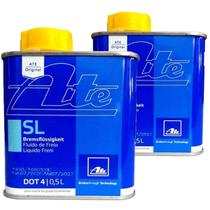 2x Fluido de Freios Marca ATE DOT 4 SL 500ml Alemão Original