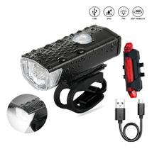 2X Fluoreled Kit Farol E Lanterna Para Bicicleta Led A Prova 2X Fluoreled Kit Farol E Lanterna Para Bicicleta Led A Prova