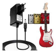 2X Fonte 9V 1A Para Pedais Negativo No Centro, Sem Ruídos 2X Fonte 9V 1A Para Pedais Negativo No Centro, Sem Ruídos