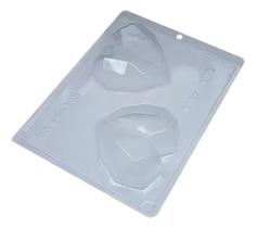 2X Forma Coração Lapidado 200G Ref 9837 Bwb 3 Partes Silicon
