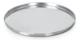 2X Forma De Pizza 35Cm Borda Reforçada Alumínio Continental