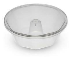 2X Forma De Pudim Familia 1100Ml Forneável Com Tampa 10Un.