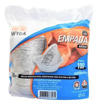 2X Forma Descartável Empada Média 100Ml Com 100 Unidades