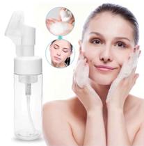 2x Frasco Espumador Pump 150ml Com Escova De Silicone 2x Frasco Espumador Pump 150ml Com Escova De Silicone
