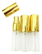 2X Frasco Para Decant 5 Ml Com Válvula Spray Dourada - 10 Pe 2X Frasco Para Decant 5 Ml Com Válvula Spray Dourada - 10 Pe