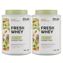 2x Fresh Whey Dux Pistache e Chocolate Branco 900g