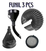 2X Funil Sanfonado Flexível P/Combustível Óleo Gasolina Água 2X Funil Sanfonado Flexível P/Combustível Óleo Gasolina Água