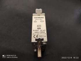 2x Fusivel Nh000 6amp 500v 120ka 3na3 801 Siemens