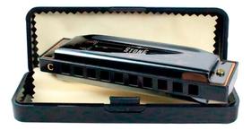 2X Gaita Boca Harmônica Orleans Stone Diatônica C Dó 10 Furo