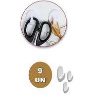 2x Ganchos Adesivos Super Resistentes P/ Parede (9 Unidades)