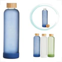 2X Garrafa De Vidro 1 Litro Grande Resistente Agua Chá Suco 2X Garrafa De Vidro 1 Litro Grande Resistente Agua Chá Suco
